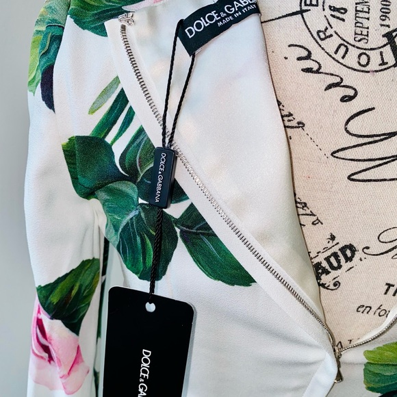 Dolce & Gabbana Tropical Rose Sheath Dress - Picture 7 of 8